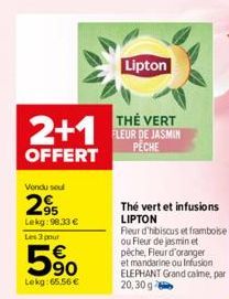 thé vert Lipton