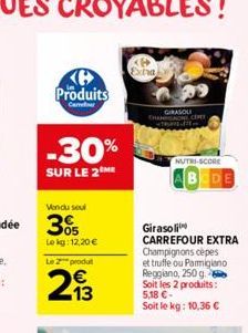 champignons Carrefour