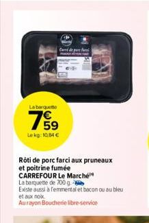 rôti de porc Carrefour