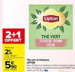 thé vert lipton