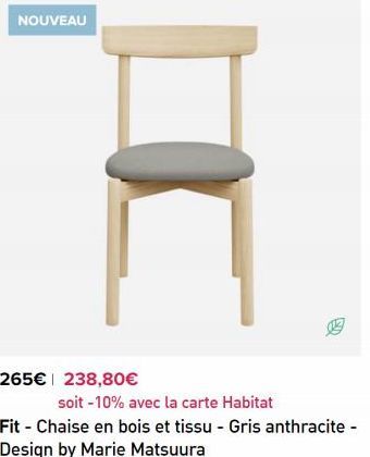 chaise en bois Marie