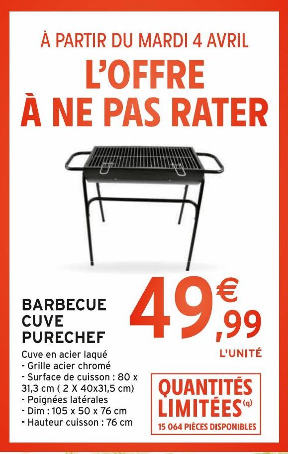 BARBECUE CUVE PURECHEF