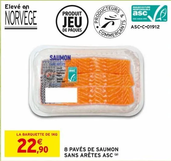 8 paves de saumon sans aretes asc 