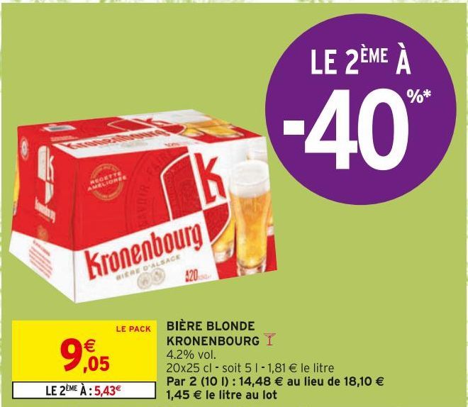 BIERRE BLONDE KRONENBOURG