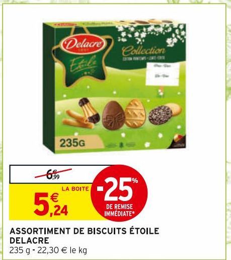 ASSORTIMENT DE BISCUITS ÉTOILE DELACRE