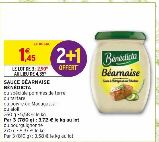 SAUCE BÉARNAISE BÉNÉDICTA