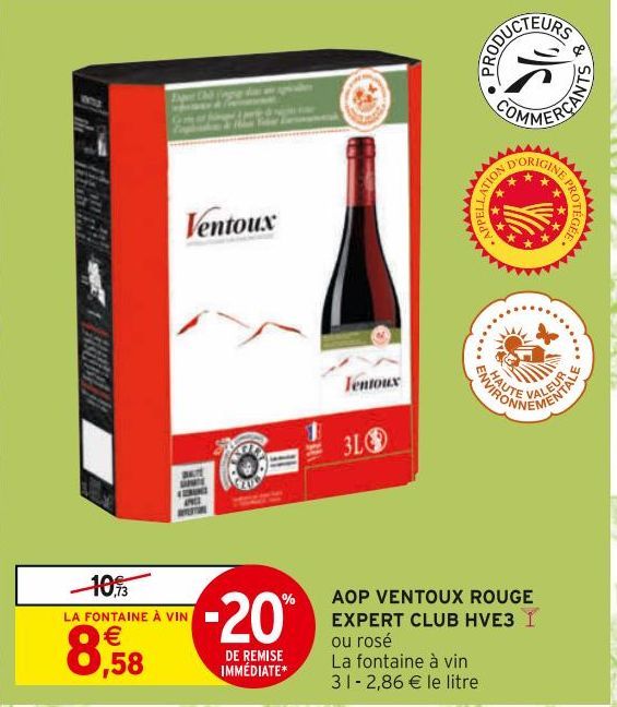 AOP VENTOUX ROUGE EXPERT CLUB HVE3