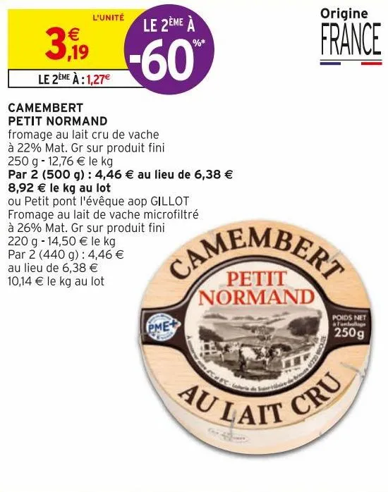 camembert petit normand