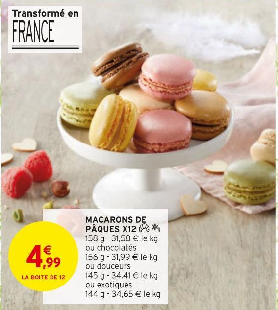 MACARON DE PÂQUES X12 