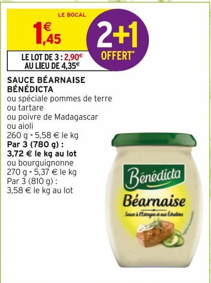 SAUCE BÉARNAISE BÉNÉDICTA