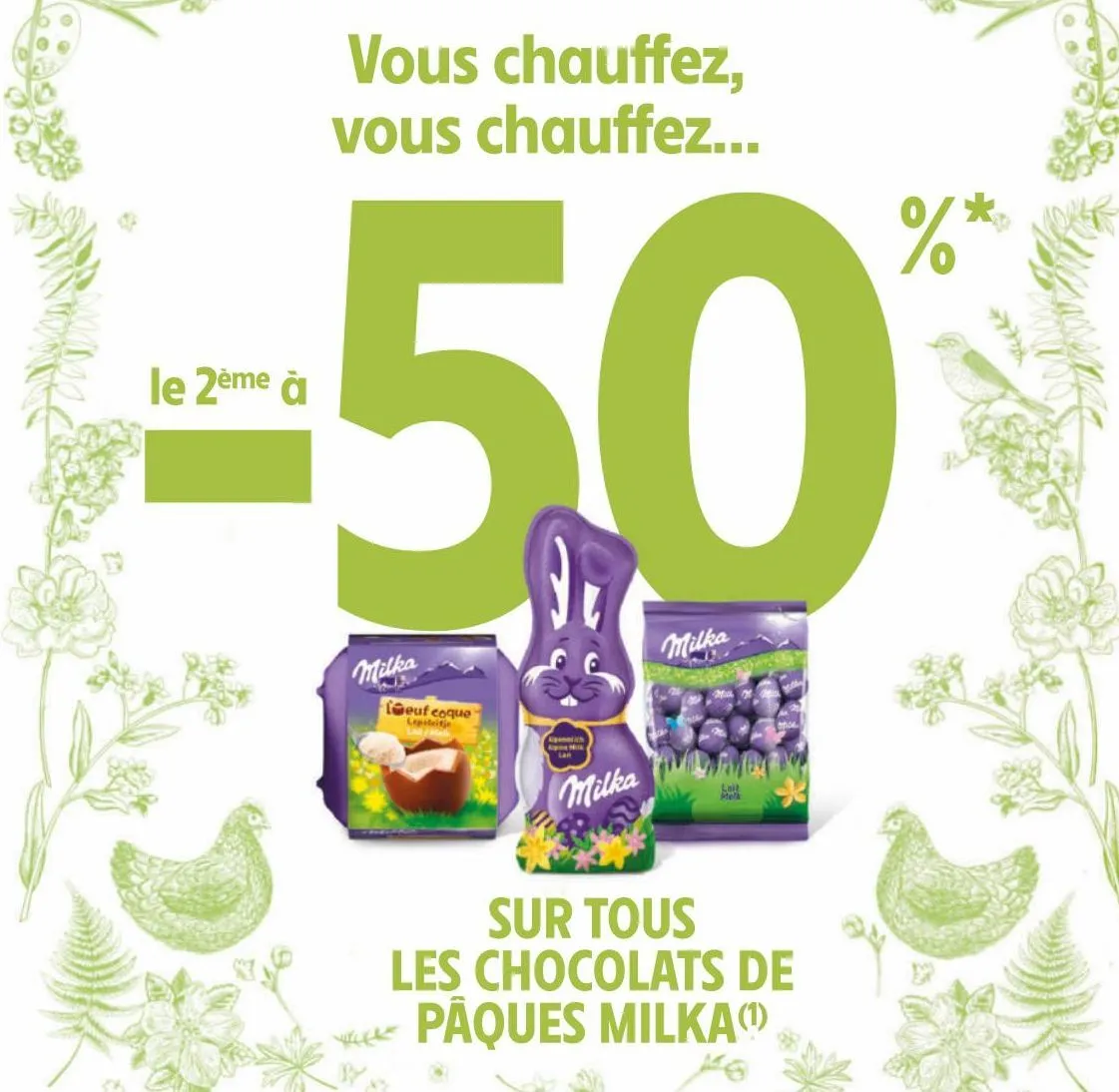 tous les chocolats de pâques milka