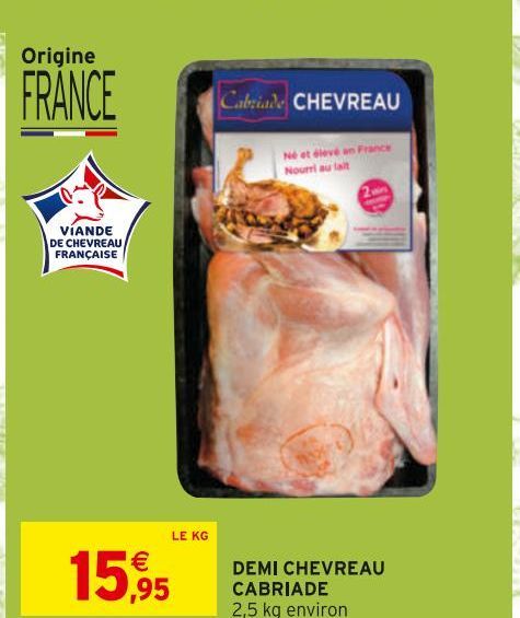 DEMI CHEVREAU CABRIADE