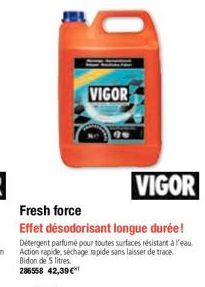 désodorisant Vigor