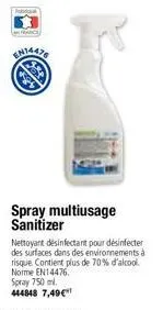 en14478  spray multiusage sanitizer 