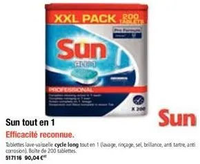 xxl pack  sun  arnumd  200 