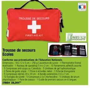 trousse de secours 