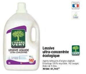 lessive liquide L'Arbre Vert