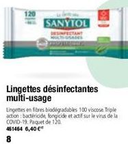 lingettes Sanytol