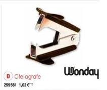 Ote-agrafe  259561 1,02 €TTC  Wonday 