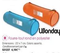 Wonday  Fourre-tout rond en polyester 