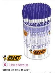 BIC  G Tubo effaceurs  668859 Lot de 60 66,32 €  BIC 