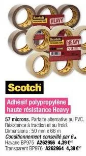 scotch heavy  黃  scotch heavy  scotch  adhésif polypropylène haute résistance heavy 