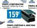 profil d'obturation lp. 16 mm  159€ 