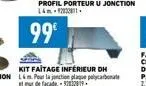 profil porteur u jonction 14.12.  99€ 