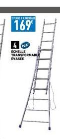 2 PLANS 38 BARREAU  169⁰  4NF  ÉCHELLE TRANSFORMABLE ÉVASÉE 