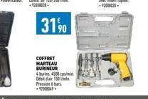 COFFRET MARTEAU BURINEUR  burins 4500 min Debit d'air 150 min Pression bar -92008049 
