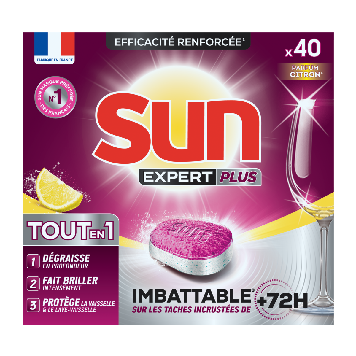 TABLETTES LAVE-VAISSELLE EXPERT PLUS SUN(1)