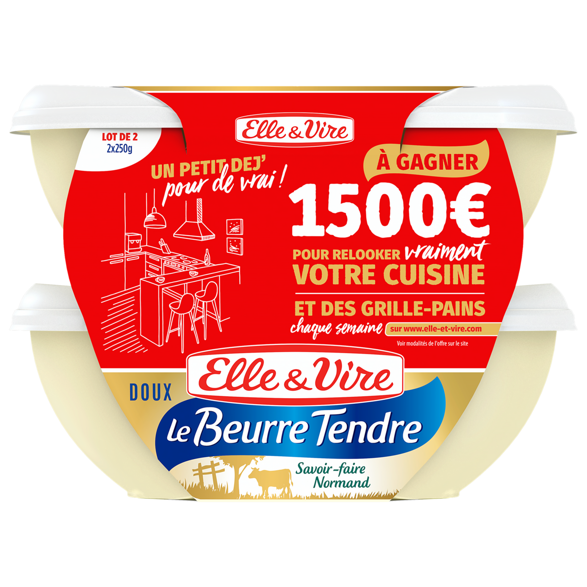 LE BEURRE TENDRE DOUX ELLE & VIRE