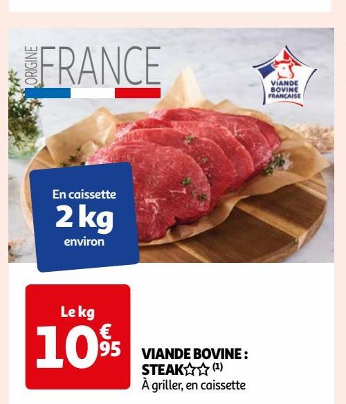 VIANDE BOVINE : STEAK § § (1)