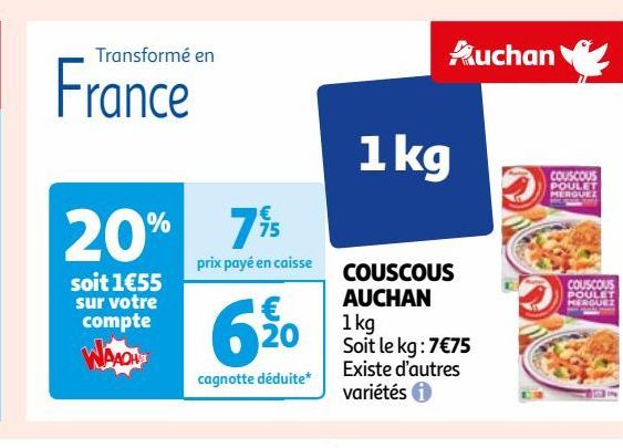 COUSCOUS AUCHAN