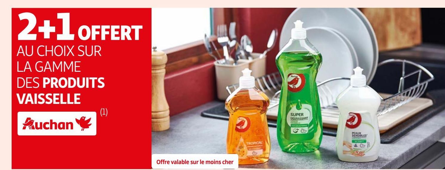 La gamme des produits Vaisselle Auchan