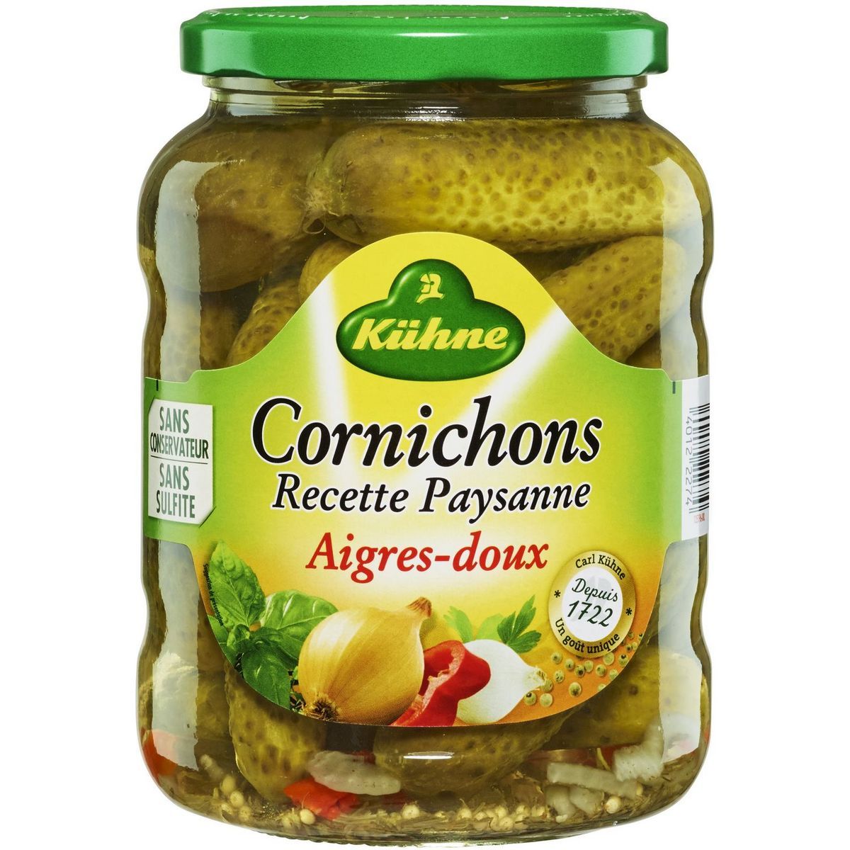 CORNICHONS AIGRES-DOUX PAYSANNE KÜHNE