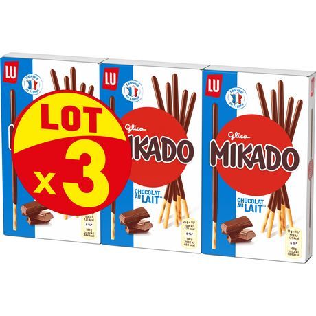 MIKADO AU CHOCOLAT AU LAIT LU