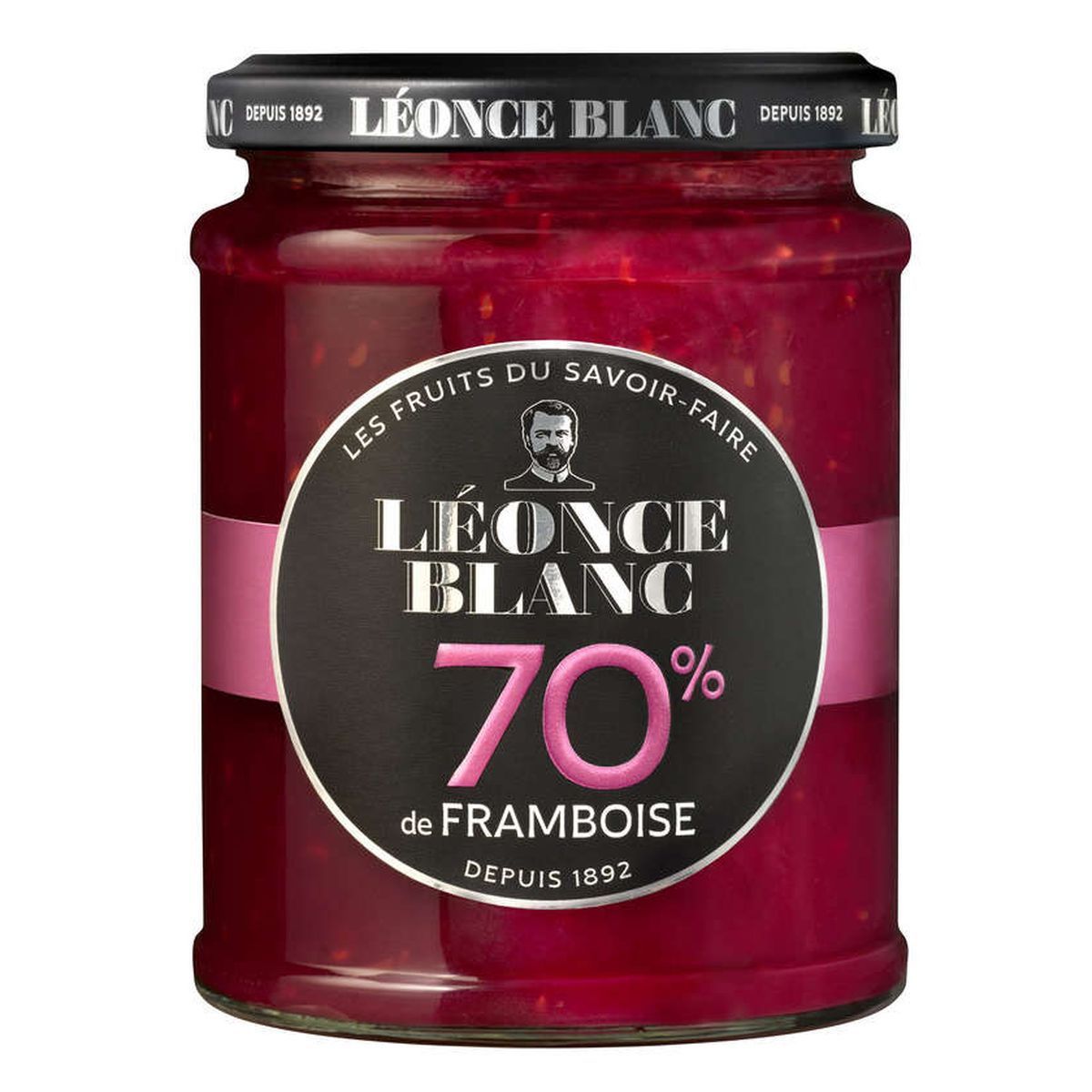 CONFITURE AUX FRAISES LEONCE BLANC 70%