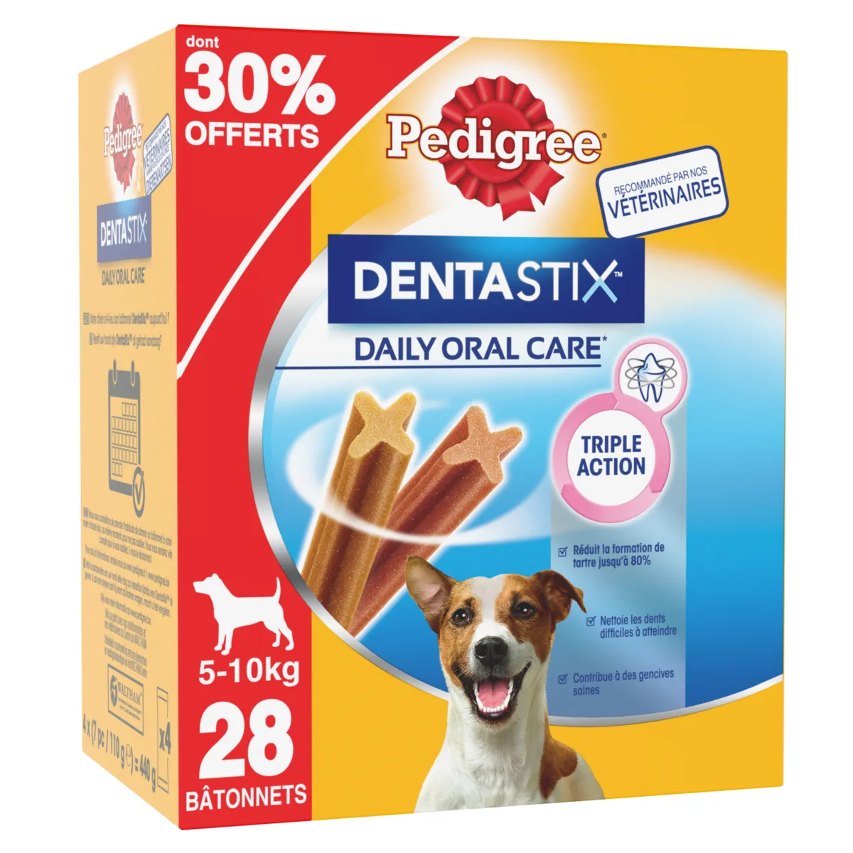 stick pour petit chien hygiène bucco dentaire pedigree dentastix