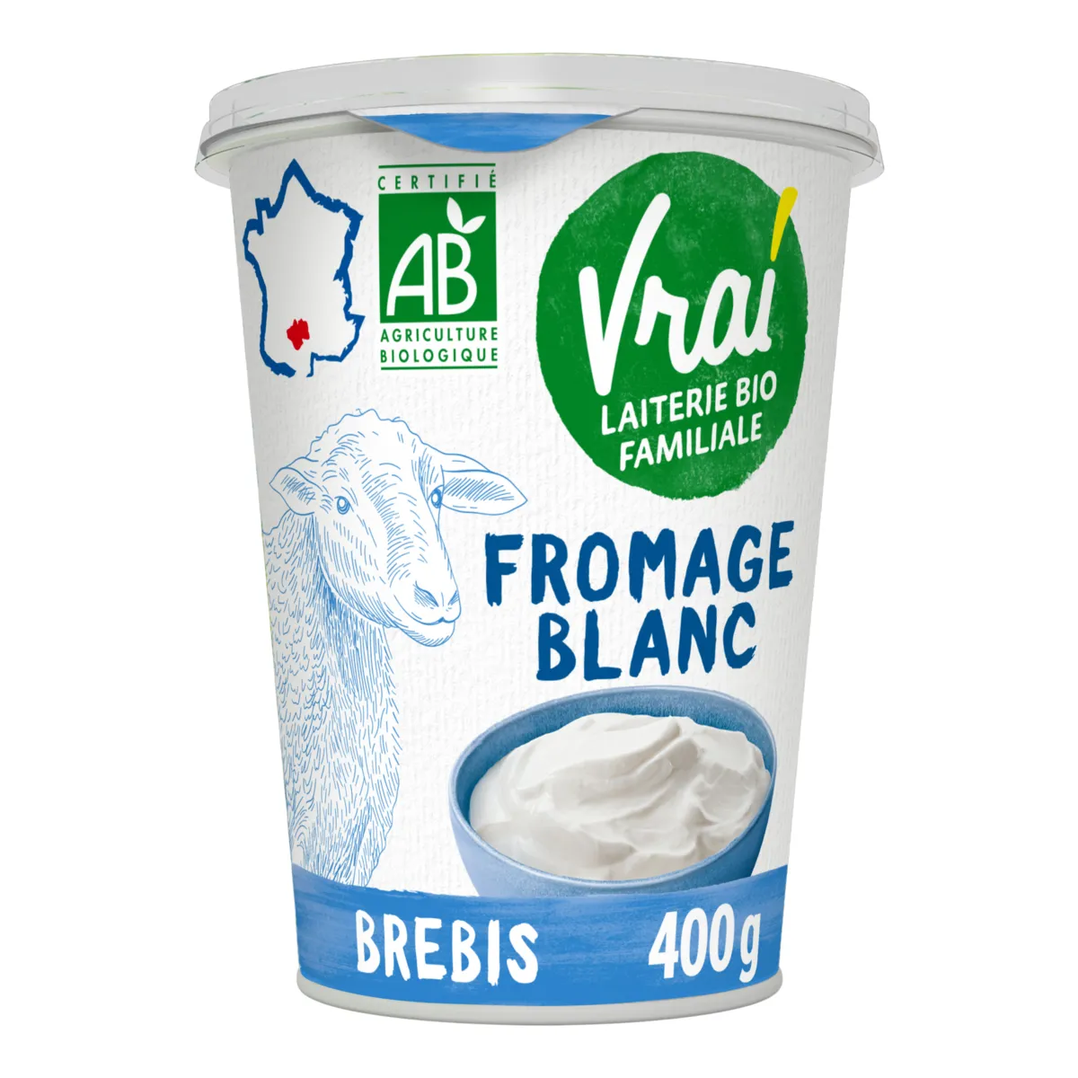 fromage blanc bio au lait de brebis vrai