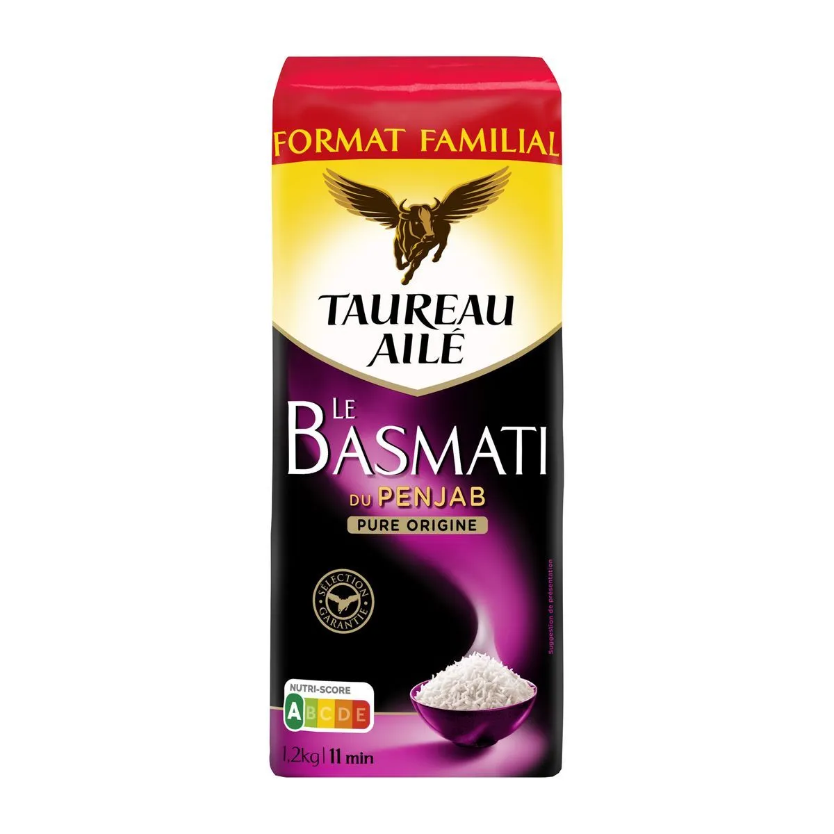 le riz basmati du penjab taureau ailé