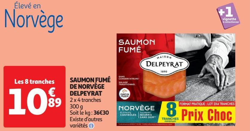 SAUMON FUMÉ DE NORVÈGE DELPEYRAT