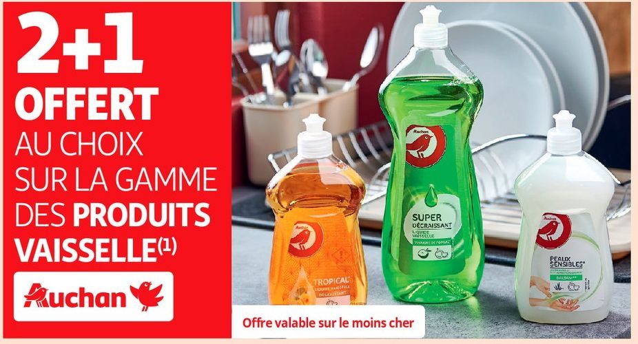  LA GAMME DES PRODUITS VAISSELLE AUCHAN