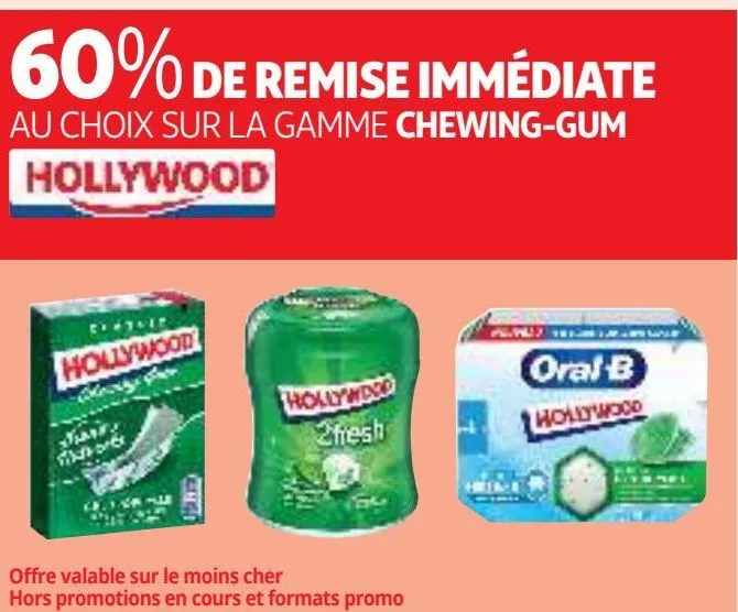  la gamme chewing-gum hollywood