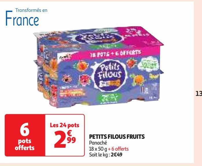 PETITS FILOUS FRUITS