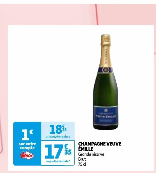  champagne veuve  émille