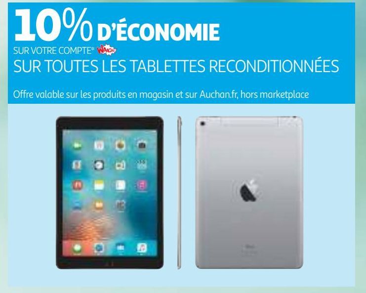 TOUTES LES TABLETTES RECONDITIONNÉES