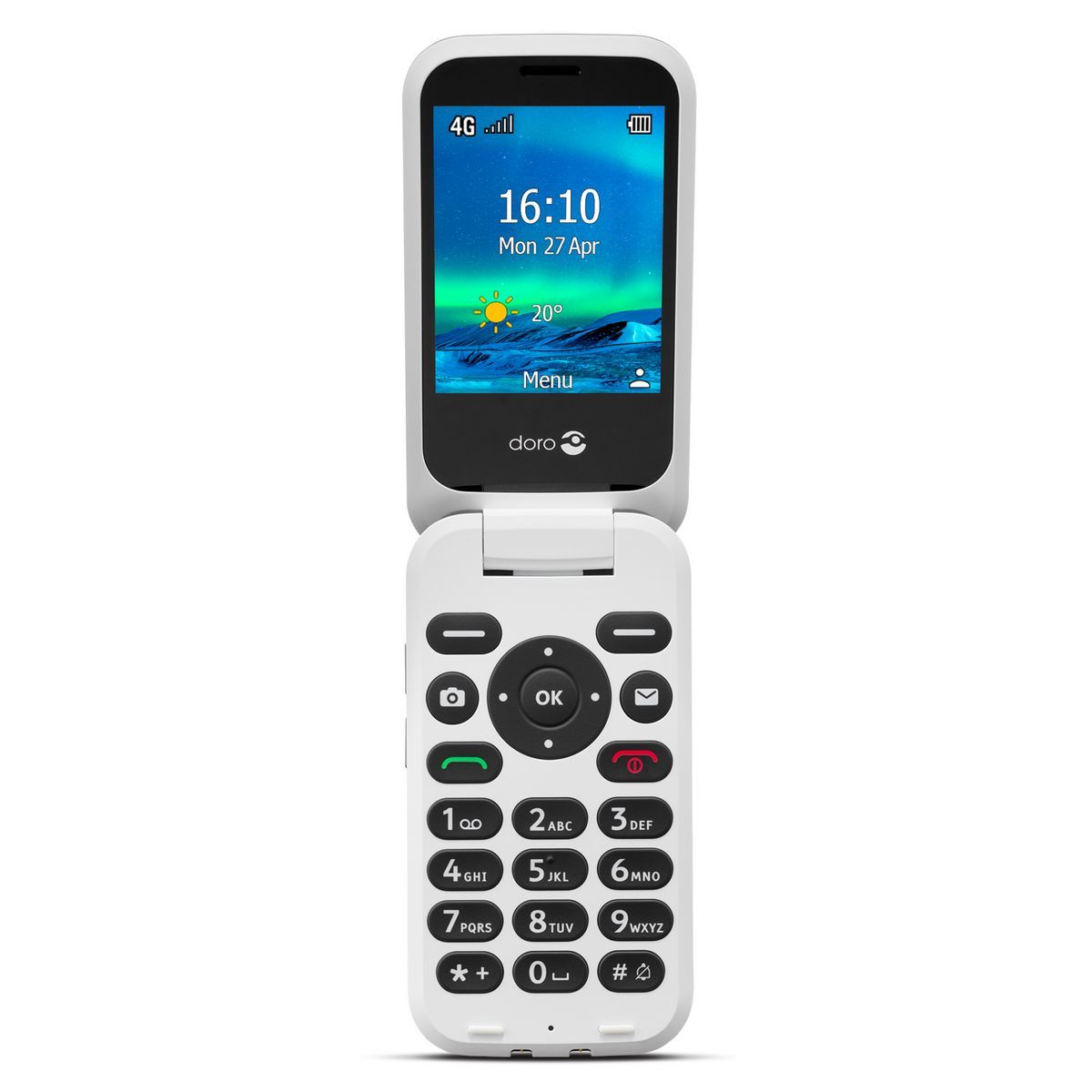 MOBILE SENIOR DORO 6820 4G À CLAPET