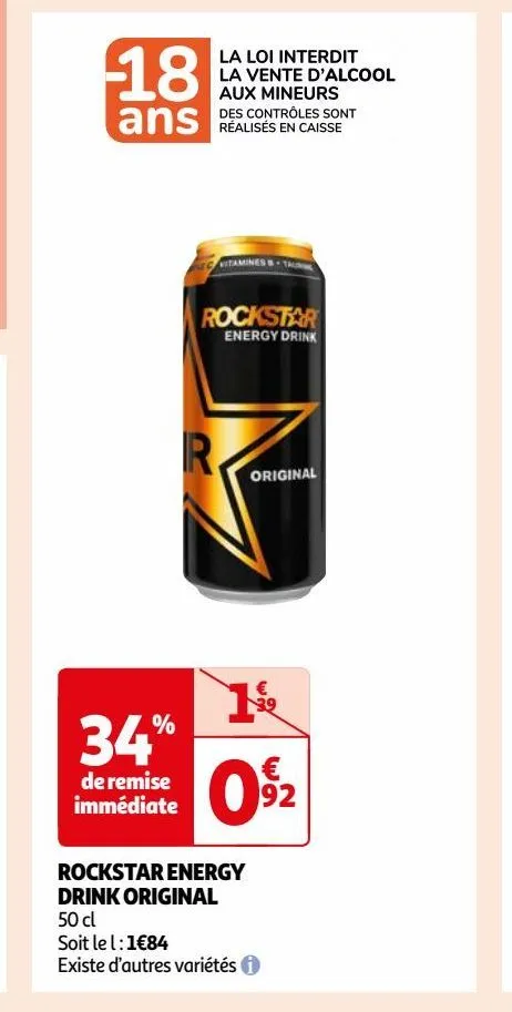 rockstar energy drink original 