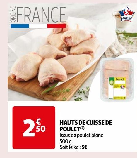 HAUTS DE CUISSE DE POULET